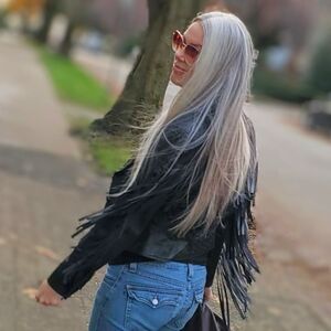 Sold ~ Vintage Leather Fringe Jacket